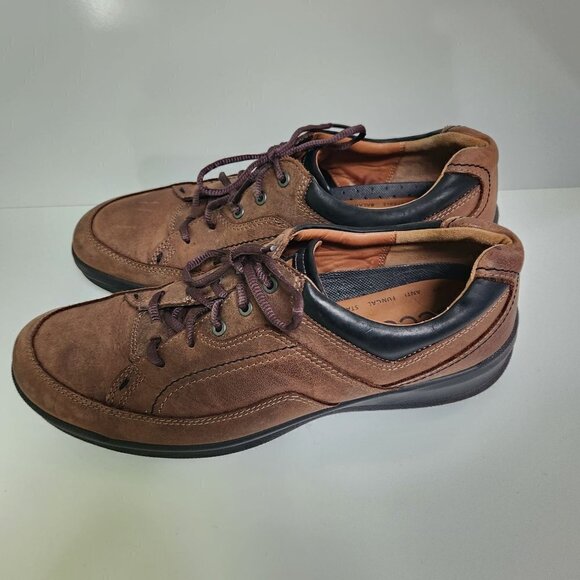 Ecco Brown Leather Shock Point Lace Up Oxford Size 47(12.5) main image 9
